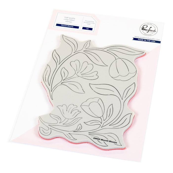 Moonlit Blooms cling stamp