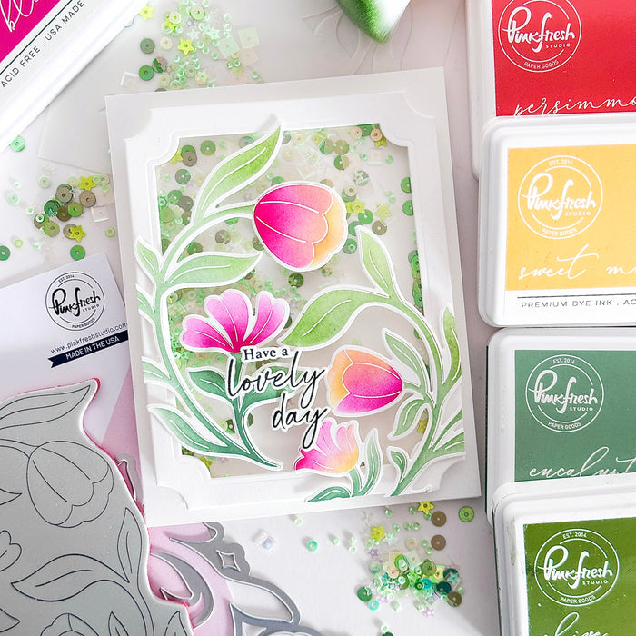 Moonlit Blooms cling stamp