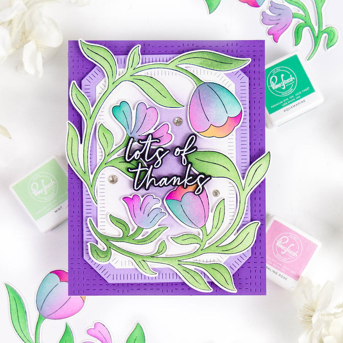 Moonlit Blooms cling stamp