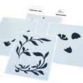 Moonlit Blooms stencil