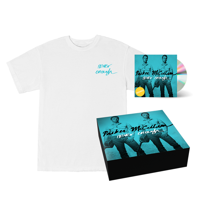 Never Enough CD + T-Shirt Box Set (Signed)