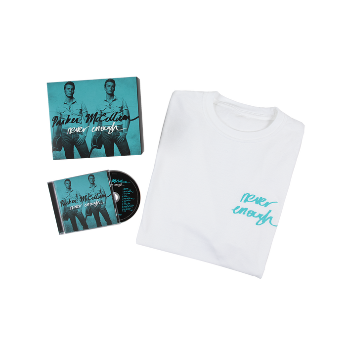 Never Enough CD + T-Shirt Box Set (Signed)
