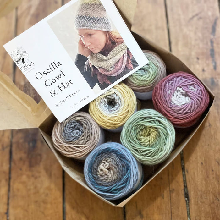 Freia Oscilla Hat and Cowl Kit | Kits at Michigan Fine Yarns