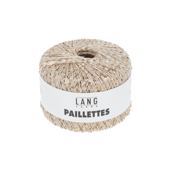 Lang Paillettes - 2 - White Gold 7611862294020 | Yarn at Michigan Fine Yarns