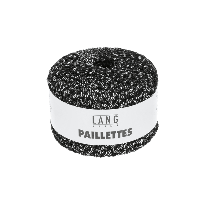 Lang Paillettes - 4 - Black Silver 7611862294068 | Yarn at Michigan Fine Yarns