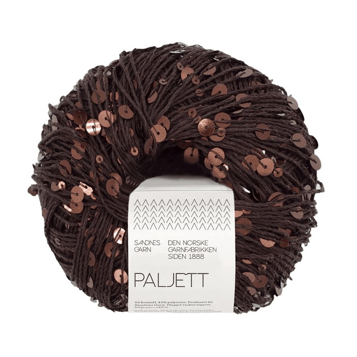 Sandnes Garn Paljett - 3086 - Espresso Sparkle  | Yarn at Michigan Fine Yarns