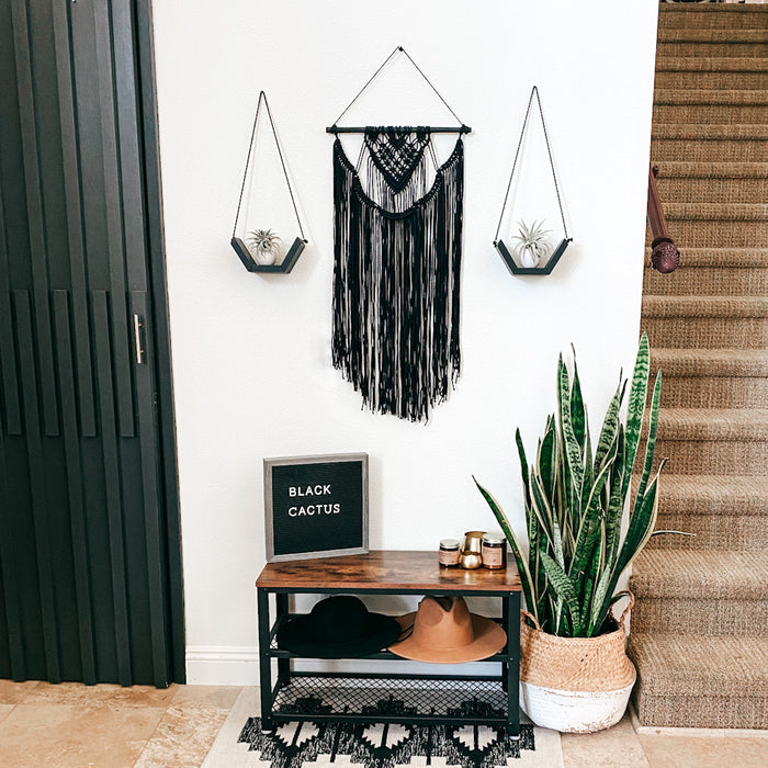 PANDORA | Black Macrame Wall Hanging - Rebel Villa