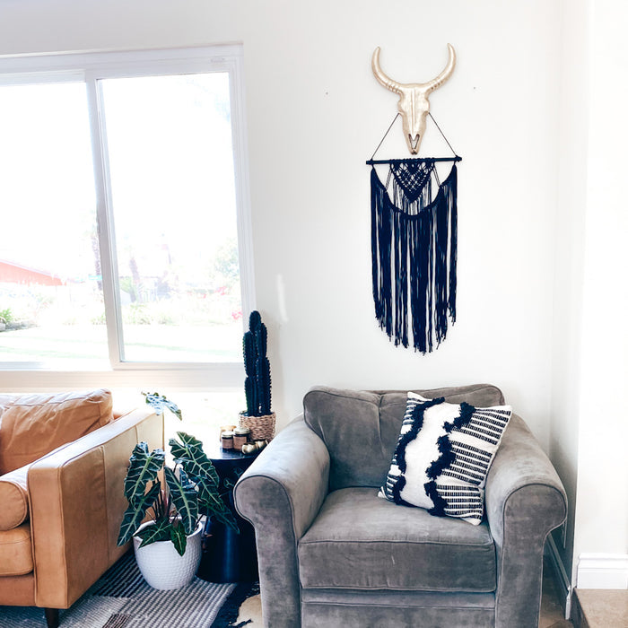 PANDORA | Black Macrame Wall Hanging - Rebel Villa