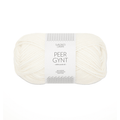 Sandnes Garn Peer Gynt - 1001 - True White  | Yarn at Michigan Fine Yarns