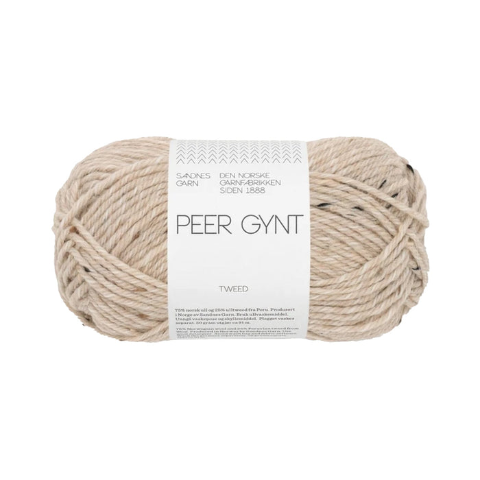 2730 - Light Beige Melange / Brown Tweed