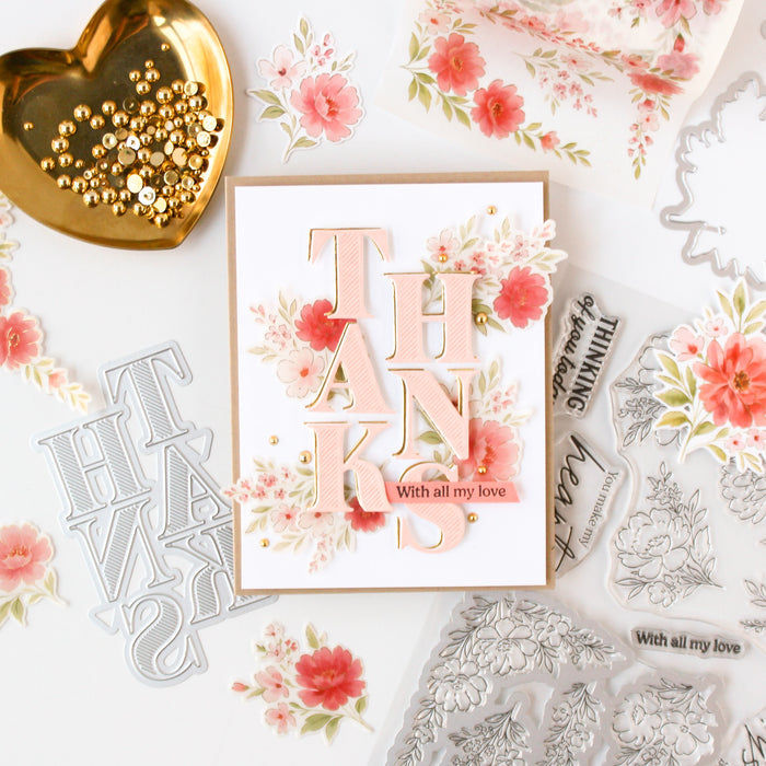 Peony Glow stamp