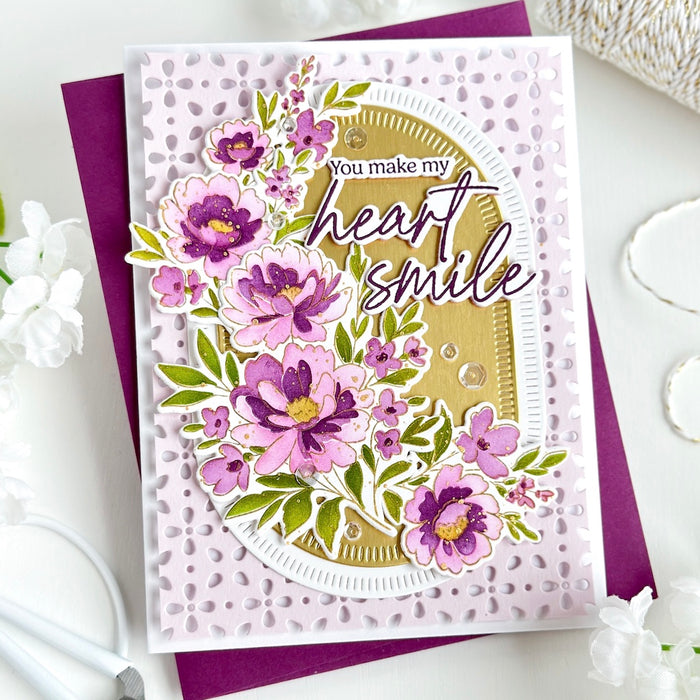 Peony Glow stamp