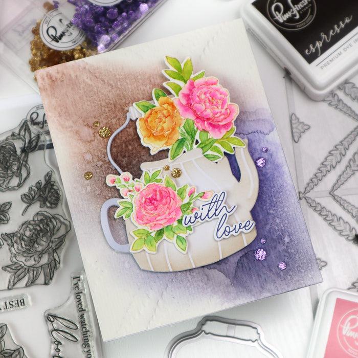 Peony Perfection stamp
