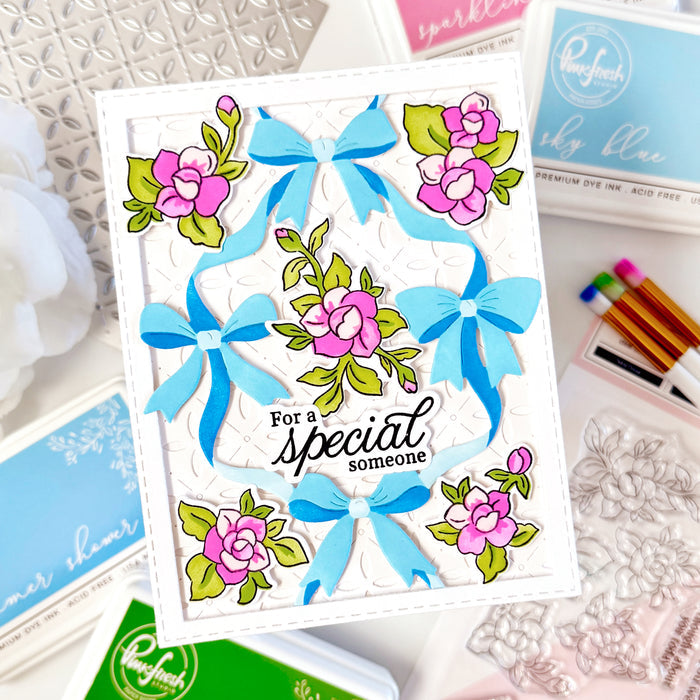 Petal Poise stencil