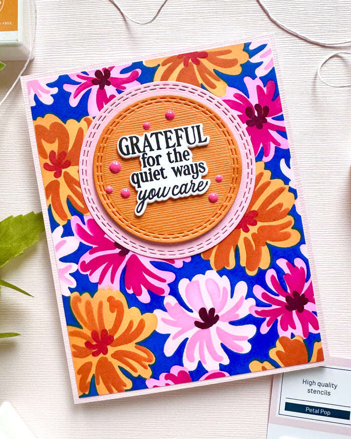 Petal Pop stencil