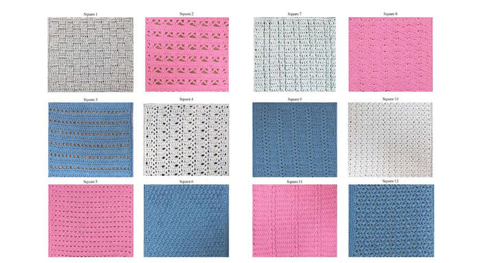 Plymouth Yarns Plymouth Yarn Book 659 Encore Worsted Crochet Sampler Afghan - | Crochet Book at Michigan Fine Yarns