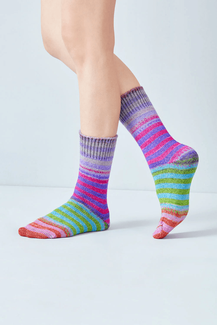 Urth Yarns Ready Made Uneek Socks - Ethereal Crew - Small | Kits at Michigan Fine Yarns