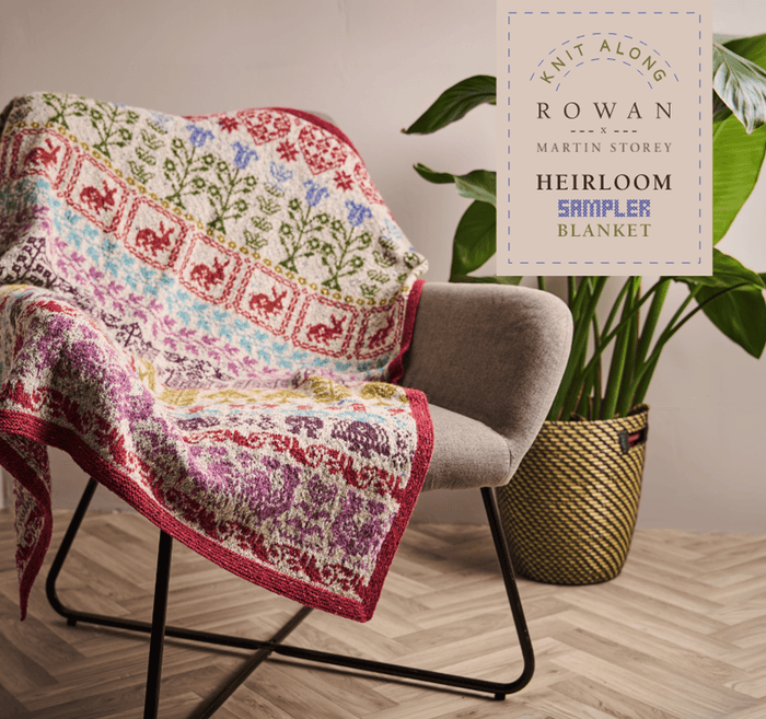 Sirdar Rowan Heirloom Sampler Blanket - Original Colorway  | Kits at Michigan Fine Yarns