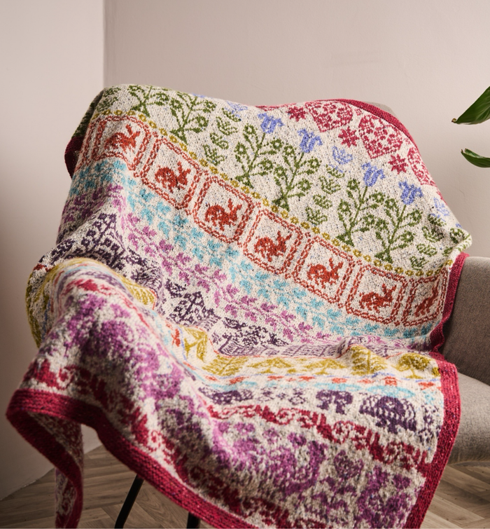 Sirdar Rowan Heirloom Sampler Blanket - Original Colorway  | Kits at Michigan Fine Yarns