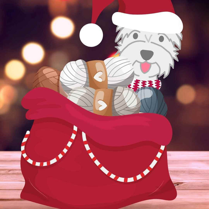 Michigan Fine Yarns Santa's Mystery Stash - A - Acrylic Builder Sampler 26731818 | Kits at Michigan Fine Yarns