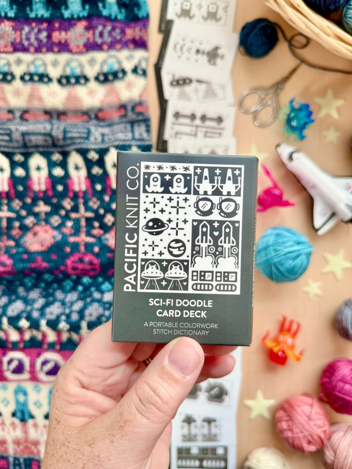 Pacific Knit Co. Sci - Fi Doodle Card Expansion Deck -  | Accessories at Michigan Fine Yarns