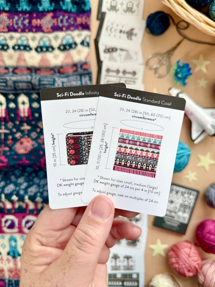 Pacific Knit Co. Sci - Fi Doodle Card Expansion Deck -  | Accessories at Michigan Fine Yarns