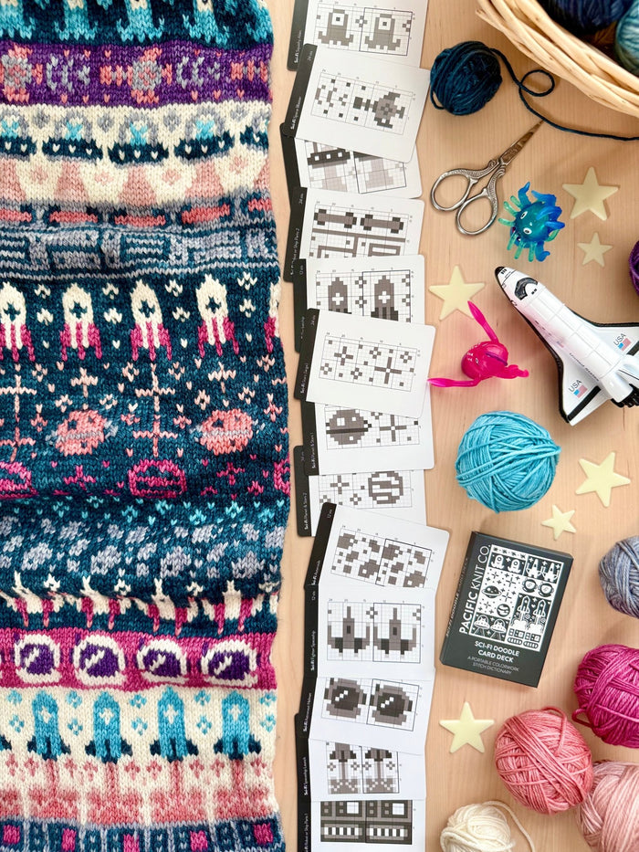 Pacific Knit Co. Sci - Fi Doodle Card Expansion Deck -  | Accessories at Michigan Fine Yarns