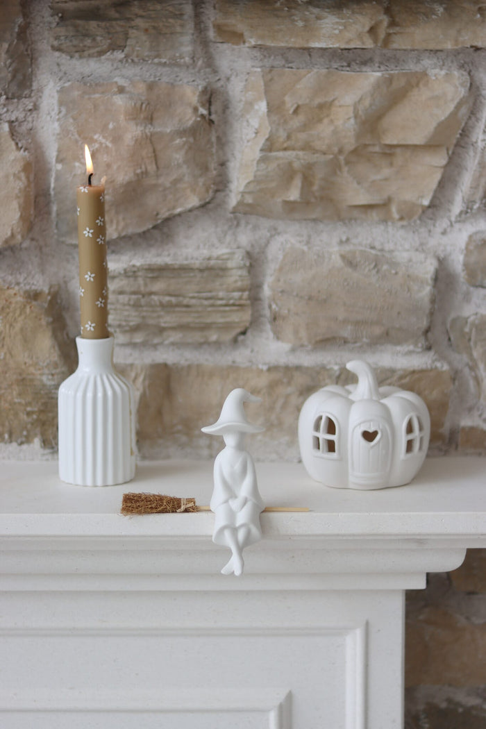 Shelf Sitting Witch - Broom