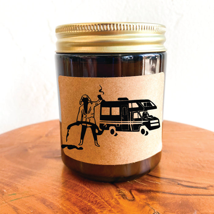 Sh*tters Full Cousin Eddie | Funny Christmas Vacation Candle - Rebel Villa