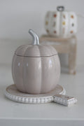 Small Ceramic Pumpkin Jar - Autumn