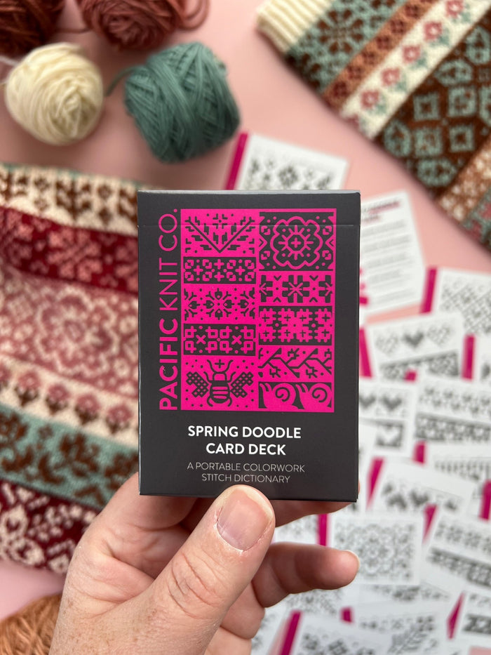 Pacific Knit Co. Spring Doodle Card Deck -  | Accessories at Michigan Fine Yarns