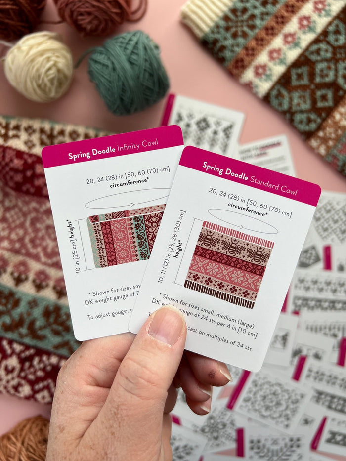 Pacific Knit Co. Spring Doodle Card Deck -  | Accessories at Michigan Fine Yarns