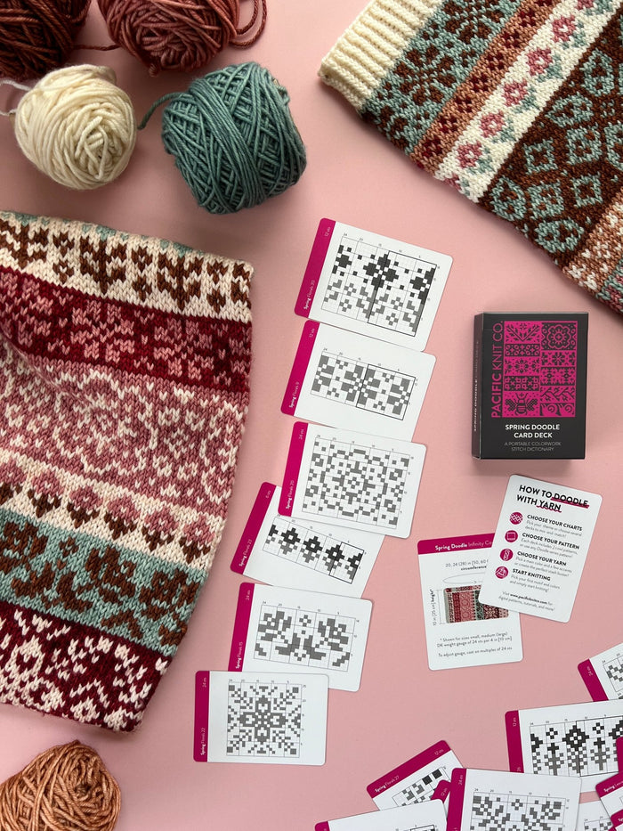 Pacific Knit Co. Spring Doodle Card Deck -  | Accessories at Michigan Fine Yarns