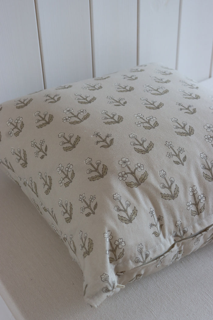 Stone Floral Cushion Cover