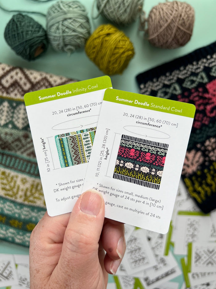 Pacific Knit Co. Summer Doodle Card Deck -  | Accessories at Michigan Fine Yarns