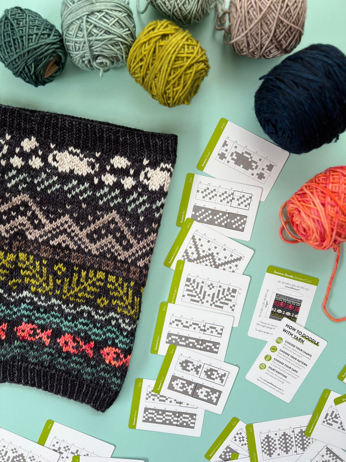 Pacific Knit Co. Summer Doodle Card Deck -  | Accessories at Michigan Fine Yarns