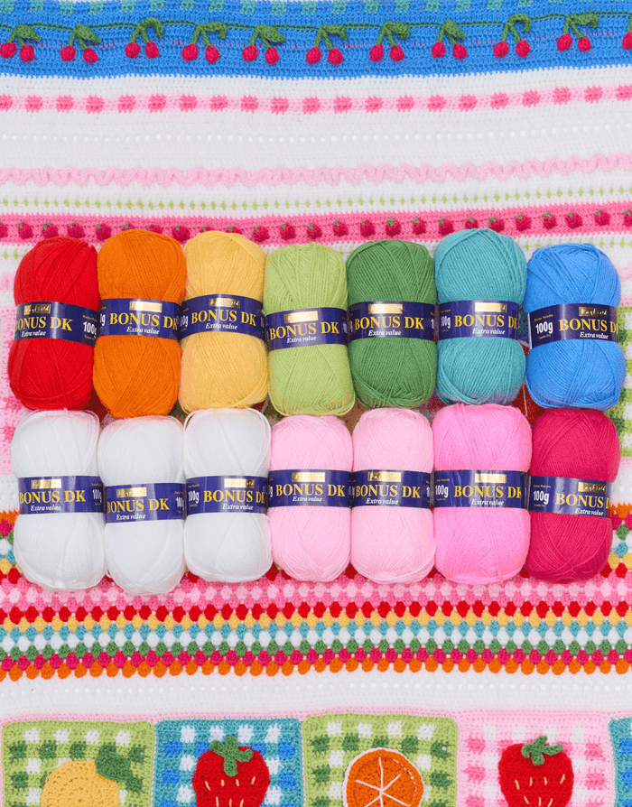 Sirdar Summer Picnic Blanket Kit - Original Colorway | Kits at Michigan Fine Yarns
