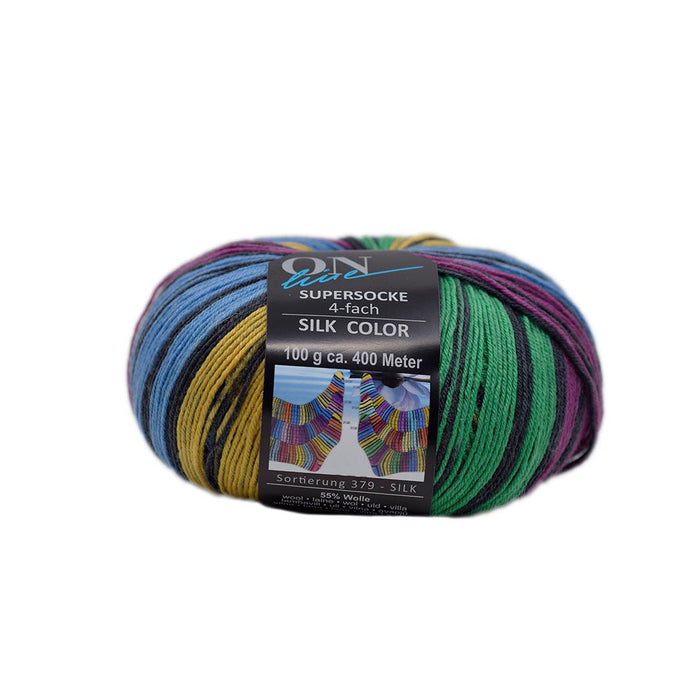 OnLine Supersocke 4 - fach Silk Color - 3124 | Yarn at Michigan Fine Yarns