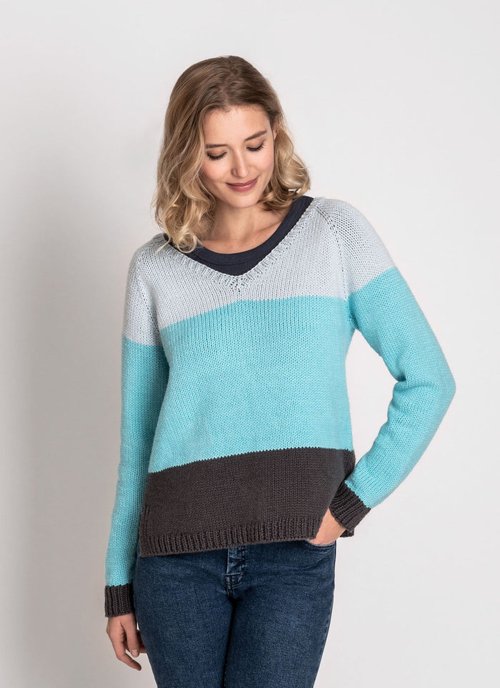Blue Sky Fibers Sweater Sweater Kit -Original Colorway | Kits at Michigan Fine Yarns