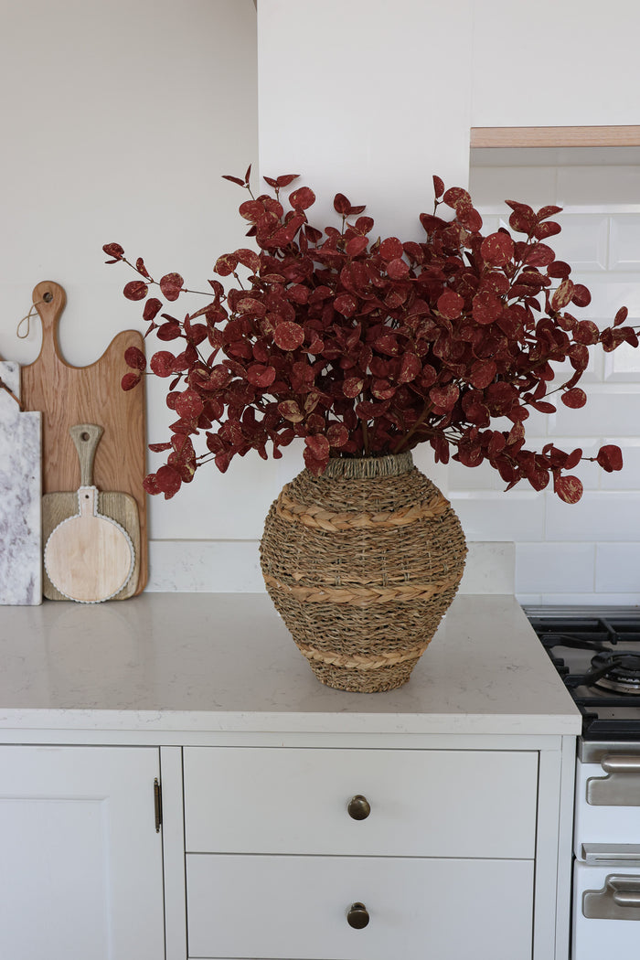 Tall Seagrass Vase – Natural
