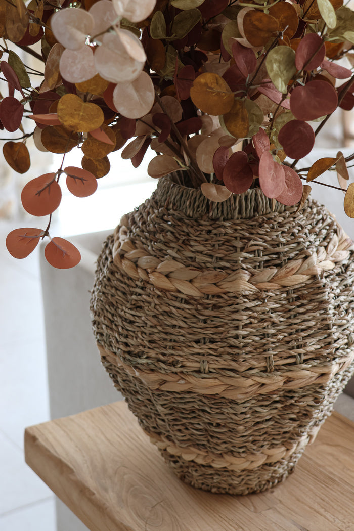 Tall Seagrass Vase – Natural