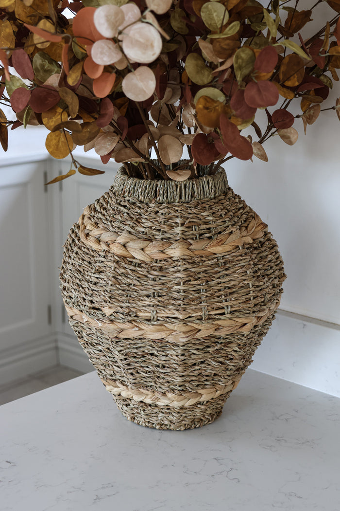 Tall Seagrass Vase – Natural