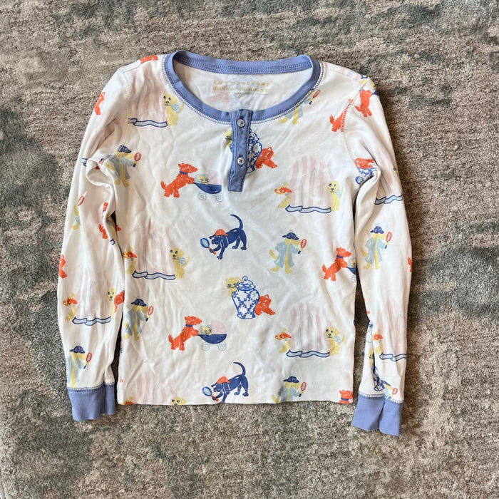 TBBC Sutton's Sweet Dream Pajamas Set Doggy Detectives with Park City Periwinkle 7