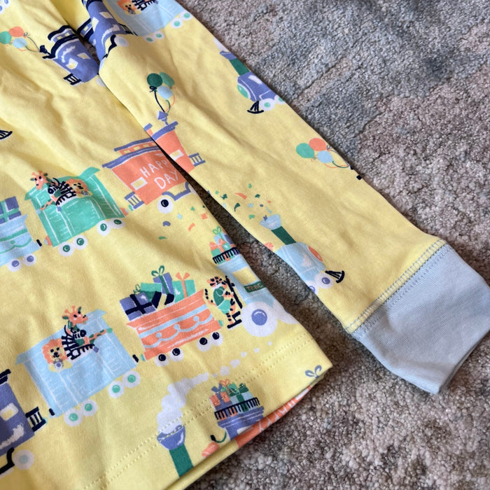 TBBC Sutton's Sweet Dream Pajamas Set Party Train with Buckhead Blue 8 NWOT