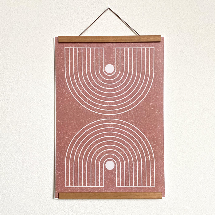 Terra Cotta Rainbow Art Print 13” x 19” - Rebel Villa