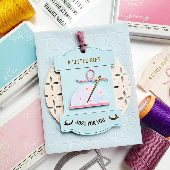 The Stitch Edit: Large Spool stencil