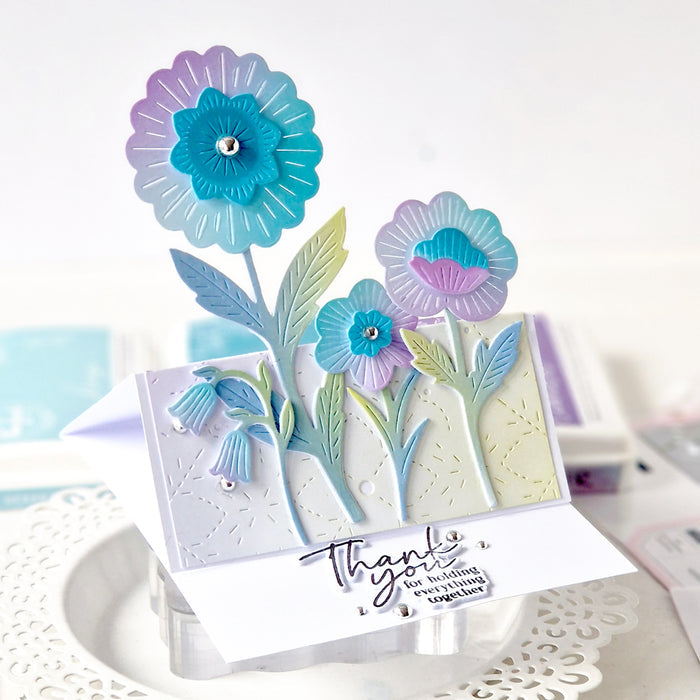 The Stitch Edit: Thread Spool Florals stamp