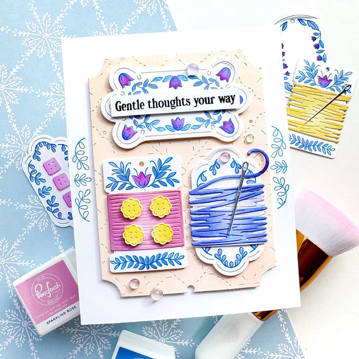 The Stitch Edit: Thread Spool stencil