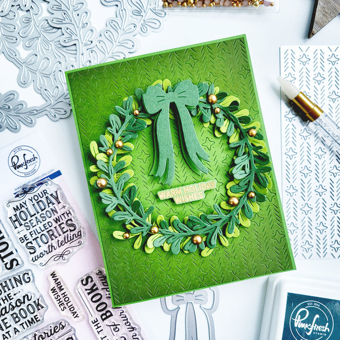 Tied with Cheer die & stencil bundle