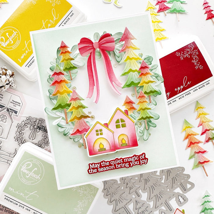 Tied with Cheer die & stencil bundle